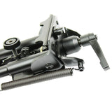 6" to 9" Adjustable Pivot / Rotating Spring Return Rifle Bipod Adjustable Legs