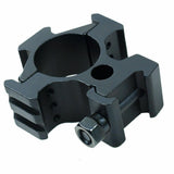 Set of 2 Laser - Light / Scope Ring Mount - Tri-rail & 30mm + 1" Reducer Insert