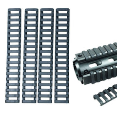 Trirock 4-Pack Gray Heat Resistant Rifle Handguard Protector Rubber Ladder Rail Cover Fits Weaver Picatinny Rail Trirock 4-Pack Gray Heat Resistant Rifle Handguard Protector Rubber Ladder Rail Cover Fits Weaver Picatinny Rail