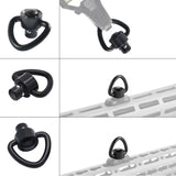 10 PCS Quick Detach D-Loop Set 1" Heavy Duty QD Sling Swivels with Push Button