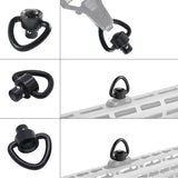 10 PCS Quick Detach D-Loop Set 1" Heavy Duty QD Sling Swivels with Push Button