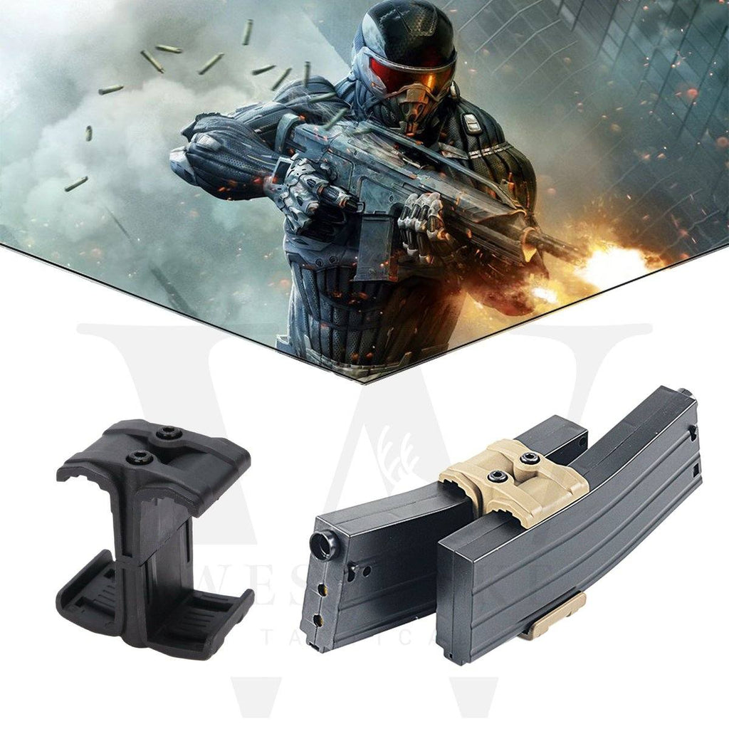 Tactical Magazine Coupler Parallel Connector Link Clamp Double Holder ...