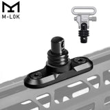 M-LOK HD QD Sling Mount Swivel With Quick Detach Stud Attachment + Sling Swivel | West Lake Tactical