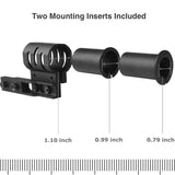 1200 Lumen Tactical Flashlight Rechargeable with M-Lok Rail Mount Remote Switch