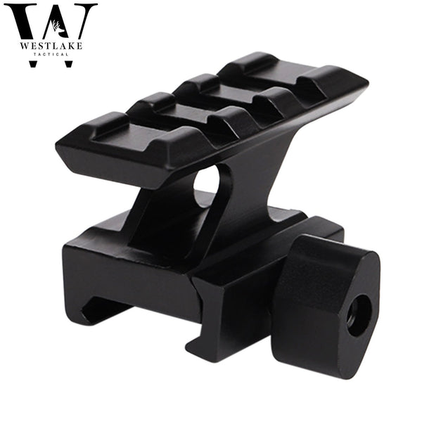 Lockdown Picatinny Riser High Profile Red Dot Picatinny Mount 3 Slots