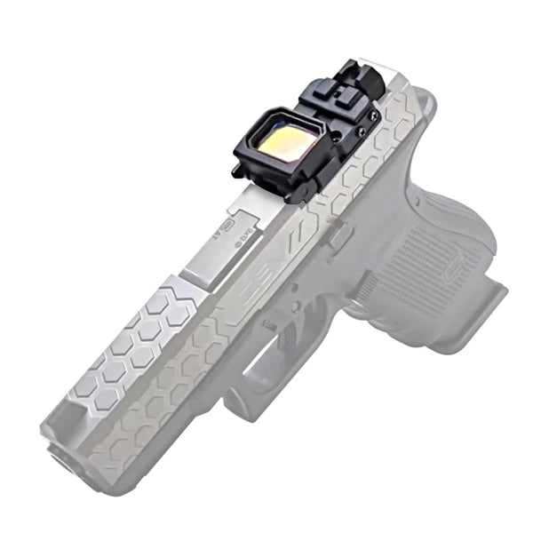Viseur Reflex Compact Pliable APLUSGEAR - Compatible Glock 17 Etc., Monture 20 Mm, Alliage Aluminium, Poids 221 G