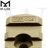 Pack of 5 Polymer M-LOK Picatinny Rail Sections Lightweight MLOK Rails for Picatinny Accessories