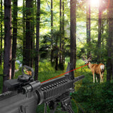 Tactical Reflex Red Green Dot Sight Scope With Red Laser Holographic Illuminated