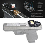 Mini Folding Flip Up Red Dot Sight Holographic Reflex Sight RMR For Glock Pistol | West Lake Tactical