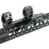 Quick Release 1"/30mm Ring Scope Mount&inserts Auto Lock 20mm Rail for Hunt