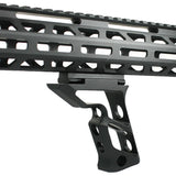Skeletonized Tactical Foregrip Angled Grip All Metal Black