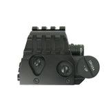 Tactical HD 553G Red Green Reticle Reflex Holosight Rifle Scope w/ Green Laser - West Lake Tactical