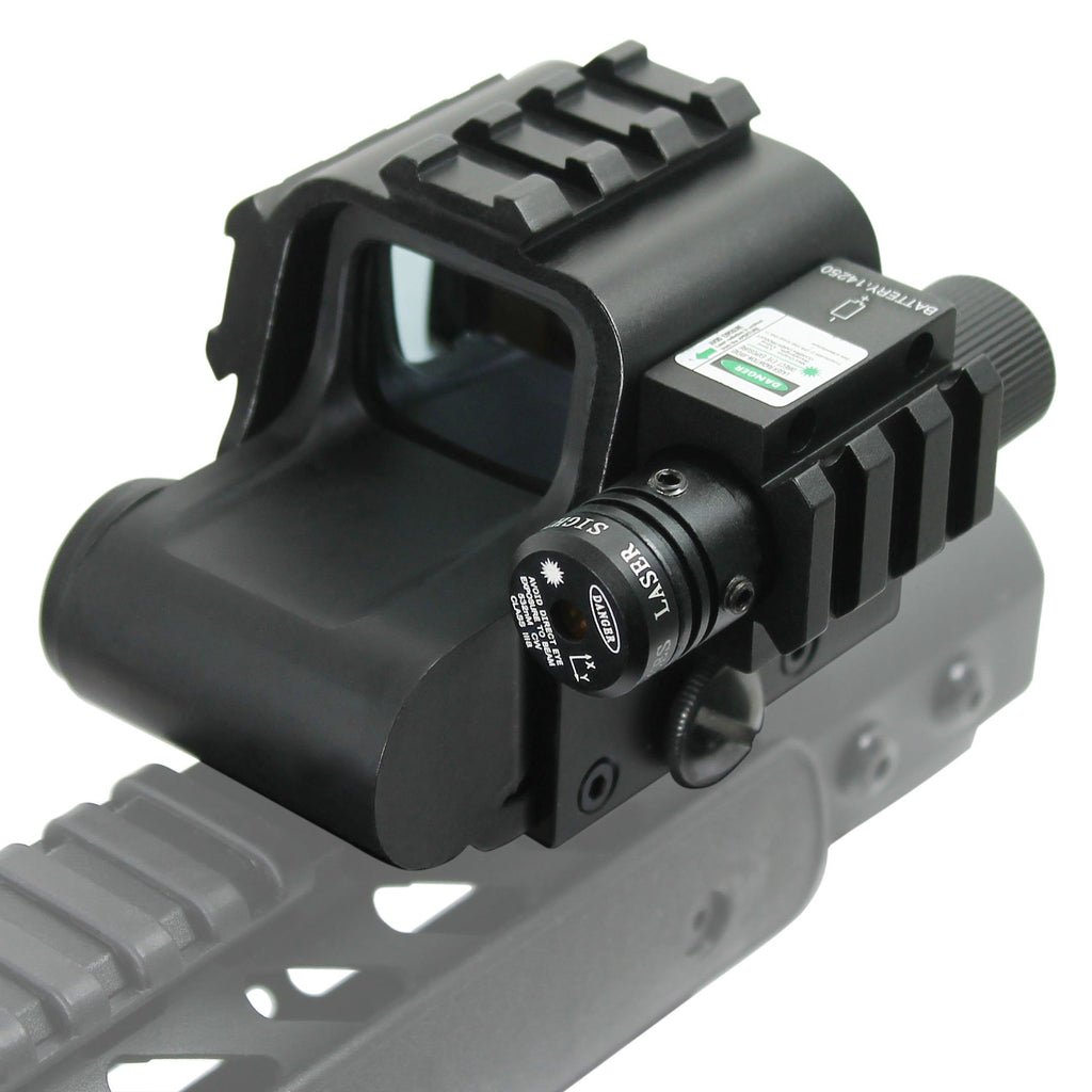 Tactical Green Laser Sight Rifle Gun Dot Scope Rail with Switch... Tactical Green Laser Sight Rifle Gun Dot Scope Rail with Switch...