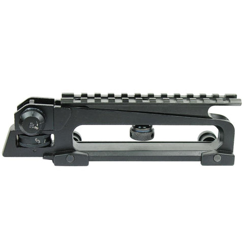 New Weaver Picatinny Rail Flattop QD Quick Release Carry Handle w/ Rear Sight Plus Top Mount