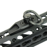 Tactical QD KEYMOD Sling Swivel Mount / Rail Section - Push Button Quick Release | West Lake Tactical