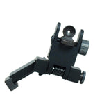 Front Rear 45 Degree Offset Rapid Transition Folding Iron Sight Set Picatinny