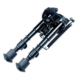 6" to 9" Adjustable Spring Return Sniper Hunting Rifle Bipod -Sling Swivel Mount