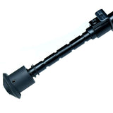 6" to 9" Adjustable Spring Return Sniper Hunting Rifle Bipod -Sling Swivel Mount