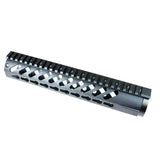 7" 10" or 15" KEYMOD Free Float Quad Rail Handguard with Front End Cap