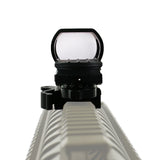 Red Green Dot Tactical Sight Holographic Relex Scope 4 Reticle 21mm Quick Mount