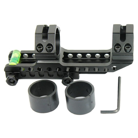 PEPR Cantilever 1" to 30mm Rifle Scope Mount w/ Bubble Level for Picatinny Rails