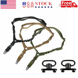 Single Point Gun Rifle Sling Bungee Strap w/ M-LOK Quick Release QD Sling Swivel | West Lake Tactical