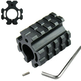 Gas Block Clamp on Barrel Mount w/ Quad Rail 5.56/223 Gas Block & Roll Pin Fit .750 Barrel - West Lake Tactical