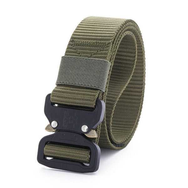 Army Rope Belt Casual Military Tactical Belt Mens Army Combat Waistband Rescue Rigger ...