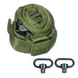 WestLake Wide Padded Quick Adjust QD 2 point Rifle Sling with Push-on QD Swivel