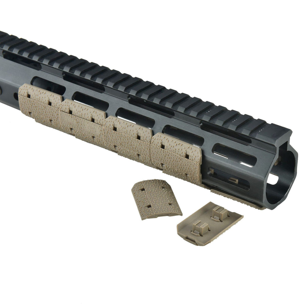 M-Lok Rail Cover Low Profile SNAP-IN Panels for MLOK Handguard Black ...