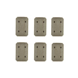 M-Lok Rail Cover Low Profile SNAP-IN Panels for MLOK Handguard Black / Tan